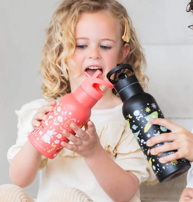 A Little Lovely Company Kids Stainless Steel Drink/Water Bottle: Fun