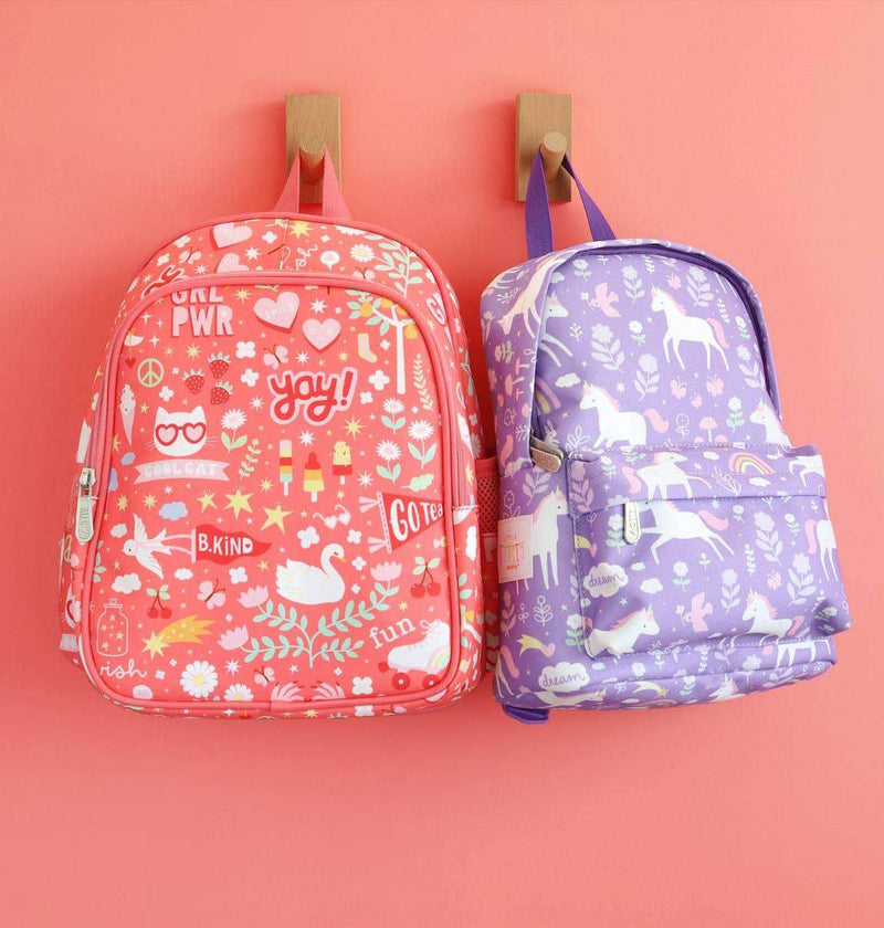 A Little Lovely Company - Little kids backpack: Unicorn Dreams