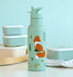 A Little Lovely Company - XL Stainless Steel Drink / Water bottle: Forest friends