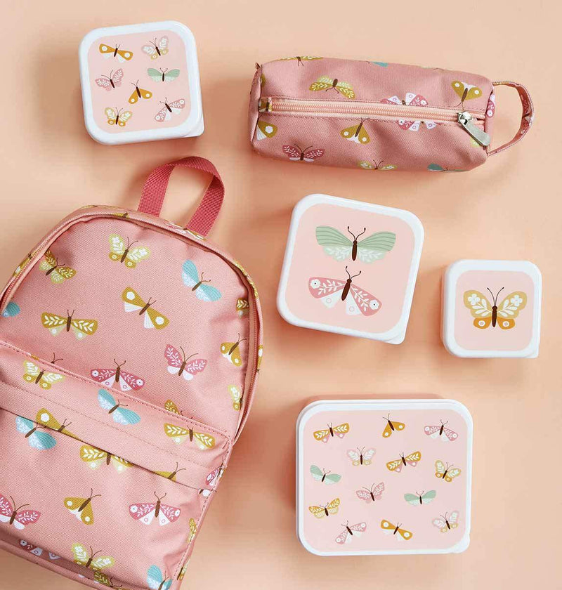 A Little Lovely Company - Lunch & Snack Box Set: Butterflies