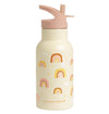 A Little Lovely Company - Kids Stainless Steel Drink / Water Bottle: Rainbows