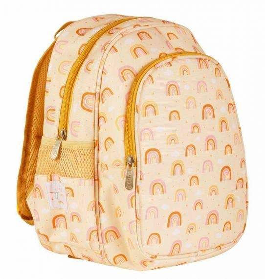 A Little Lovely Company - Backpack with Insulated Pocket: Rainbows