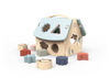 Speedy Monkey Wooden House Shape Sorter with 8 Blocks
