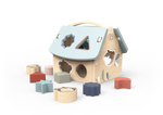 Speedy Monkey Wooden House Shape Sorter with 8 Blocks