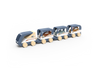 Speedy Monkey Train Vehicle Carrier with 3 Cars