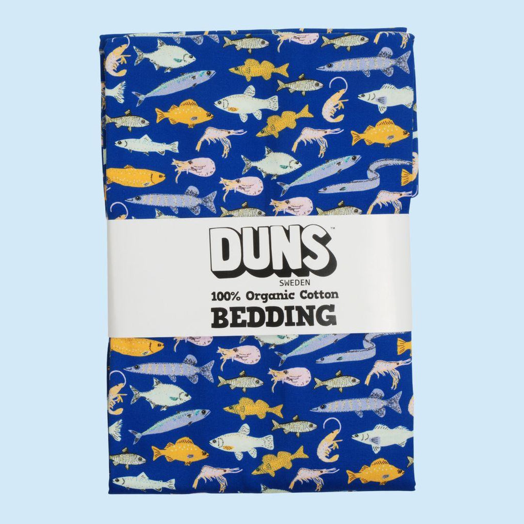 DUNS Bedding - Blue Fish - ScandiBugs