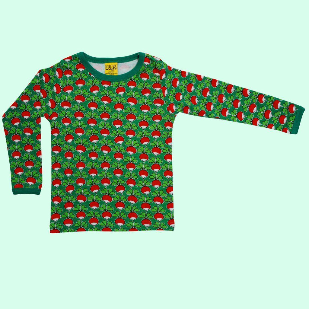 DUNS Radish - Cadmium Green- Long Sleeve Top - ScandiBugs