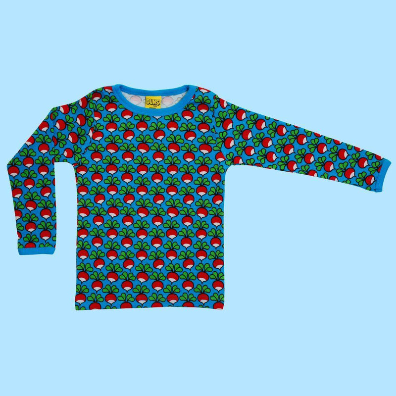 DUNS Radish Hawaiian Blue - Long Sleeve Top - ScandiBugs