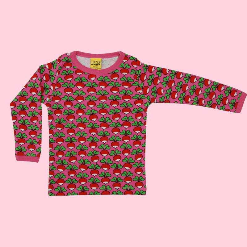 DUNS - Radish Pink - Long Sleeve Top - ScandiBugs