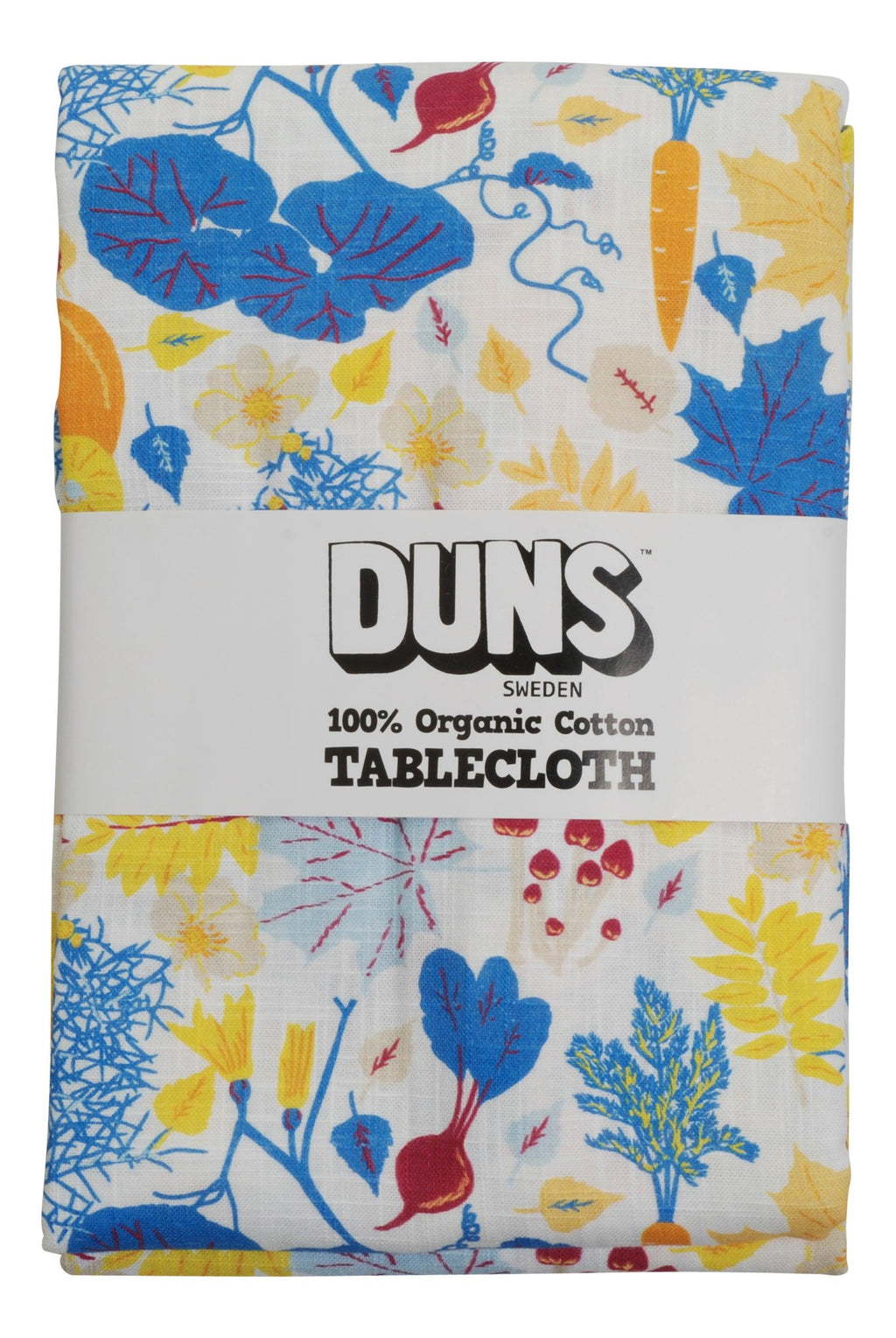DUNS Tablecloth - Fall Flowers - Blue - ScandiBugs