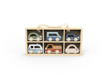 Speedy Monkey Car Display Case with 6 Vehicles