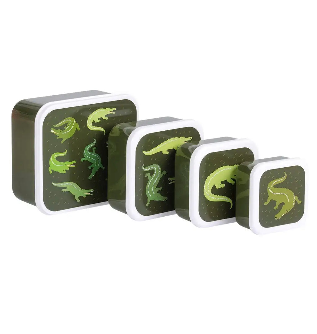 A Lovely Little Company Lunch & Snack Box Set: Crocodiles