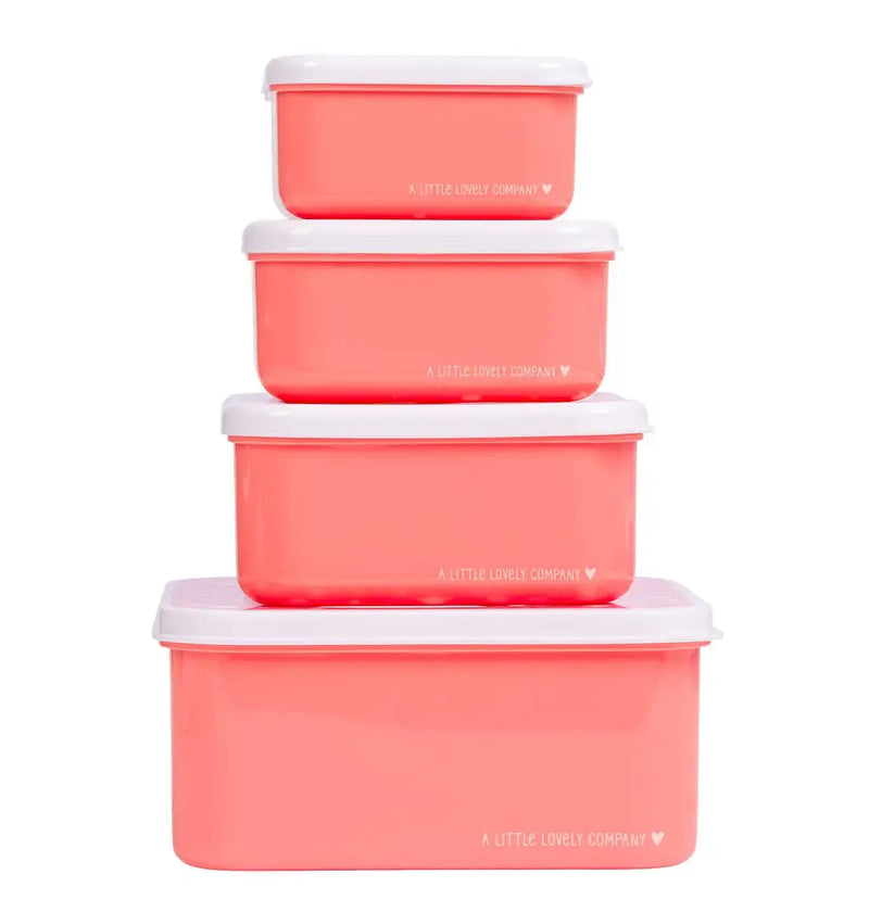 A Little Lovely Company - Lunch & Snack Box Set: Fun