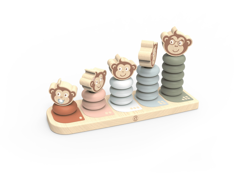 Speedy Monkey Monkey Family Stacker