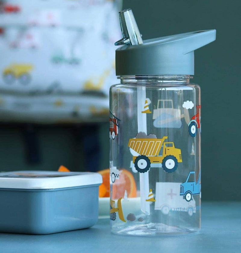 A Little Lovely Company - Kids Drink/Water Bottle: Vehicles