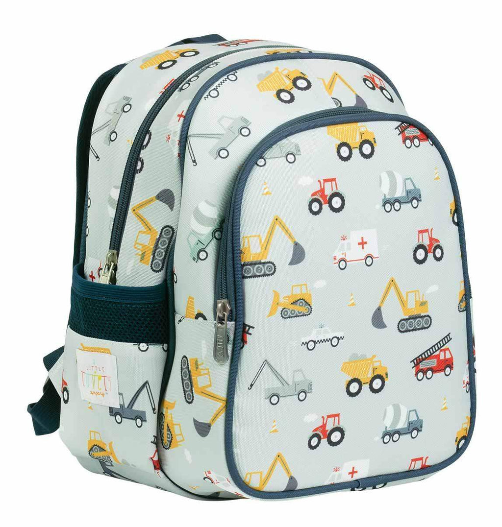 A Little Lovely Company - Backpack with Insulated Pocket: Vehicles