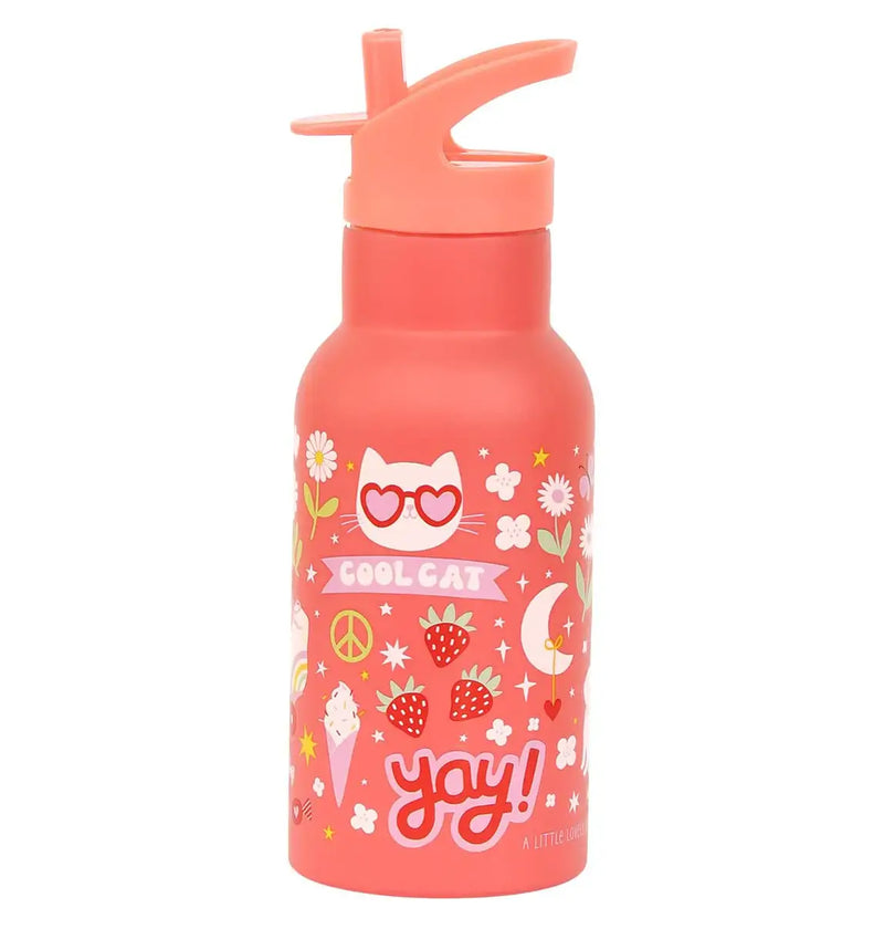 A Little Lovely Company Kids Stainless Steel Drink/Water Bottle: Fun