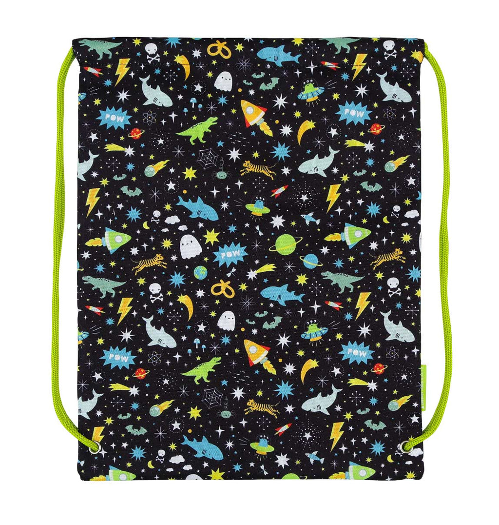 A Little Lovely Company - Gym / Drawstring Bag: Galaxy