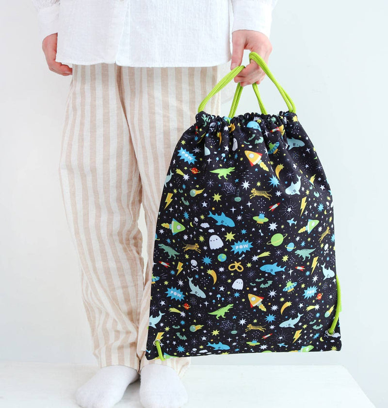 A Little Lovely Company - Gym / Drawstring Bag: Galaxy