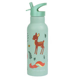 A Little Lovely Company - XL Stainless Steel Drink / Water bottle: Forest friends