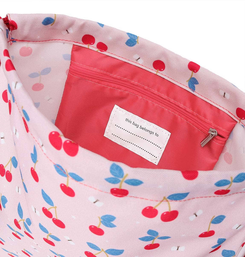 A Little Lovely Company - Gym / Drawstring Bag: Cherries