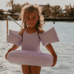 Swim Essentials Armbands - 2-6 Years: Lilac Leopard