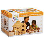 Lanka Kade Deluxe Farm Barn Set with Colourful Characters - ScandiBugs