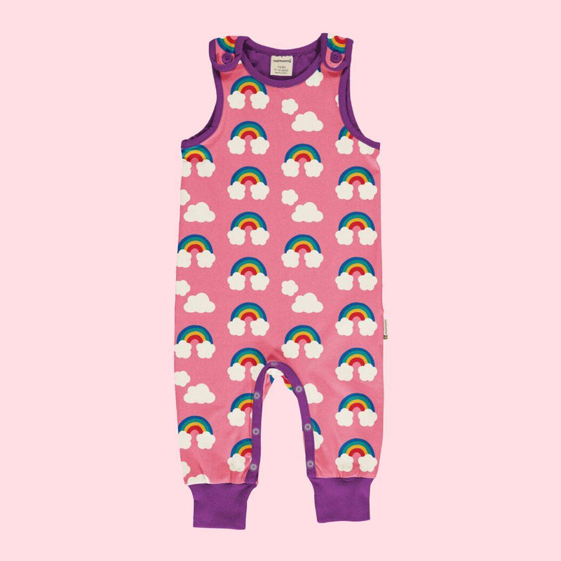 Maxomorra Pick & Mix Rainbow Dungarees / Playsuit - ScandiBugs