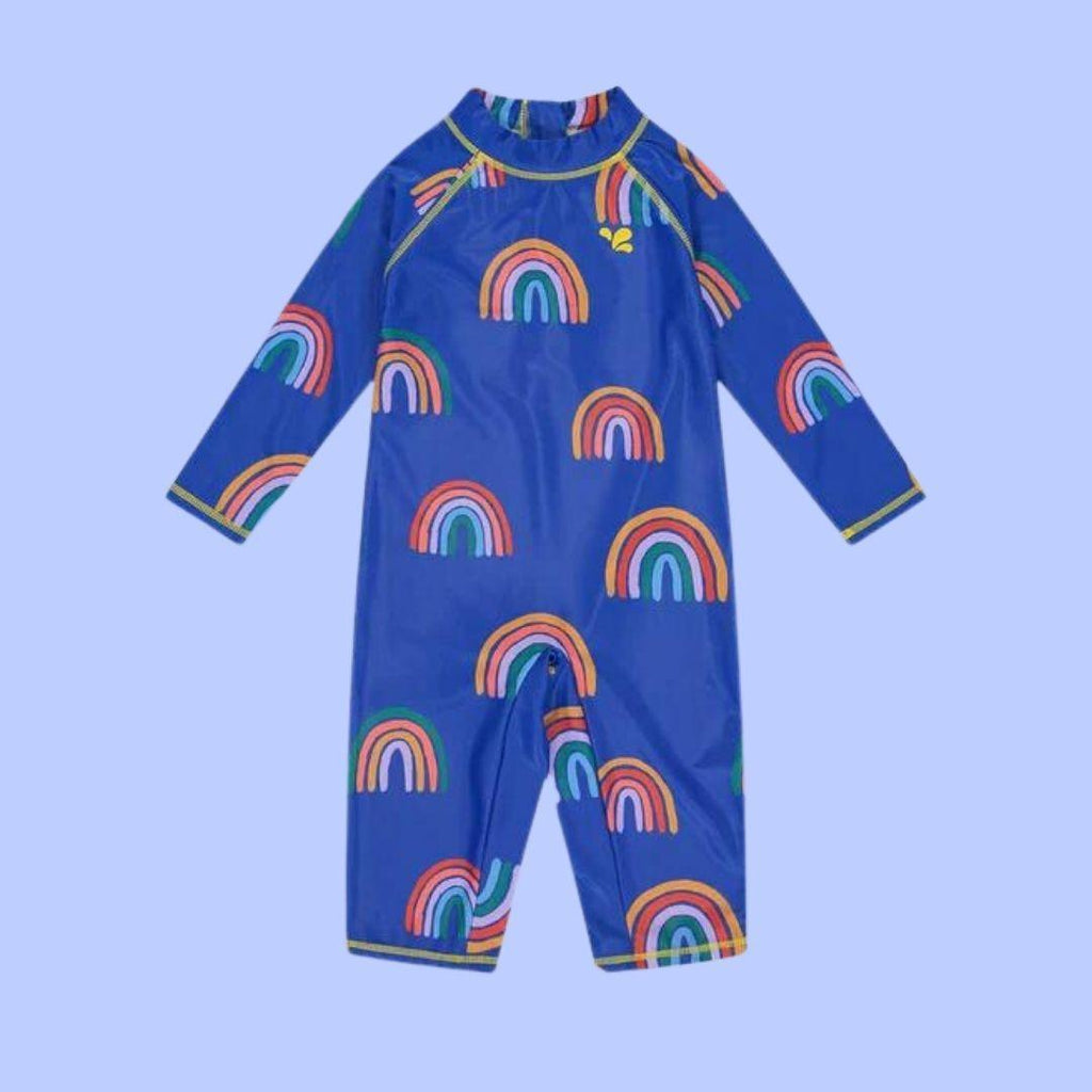 Muddy Puddles UV Protective Surf Suit - Blue Rainbow - ScandiBugs