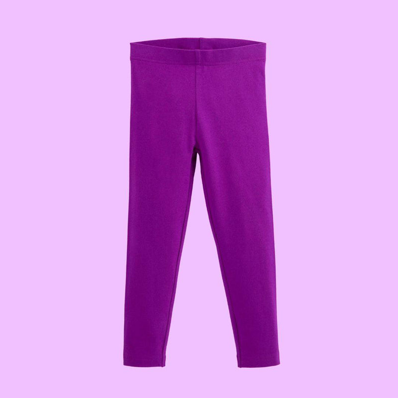 ScandiBugs Own Label Organic Leggings - Perfectly Purple - ScandiBugs