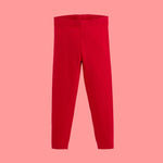 ScandiBugs Own Label Organic Leggings - Roaring Red - ScandiBugs