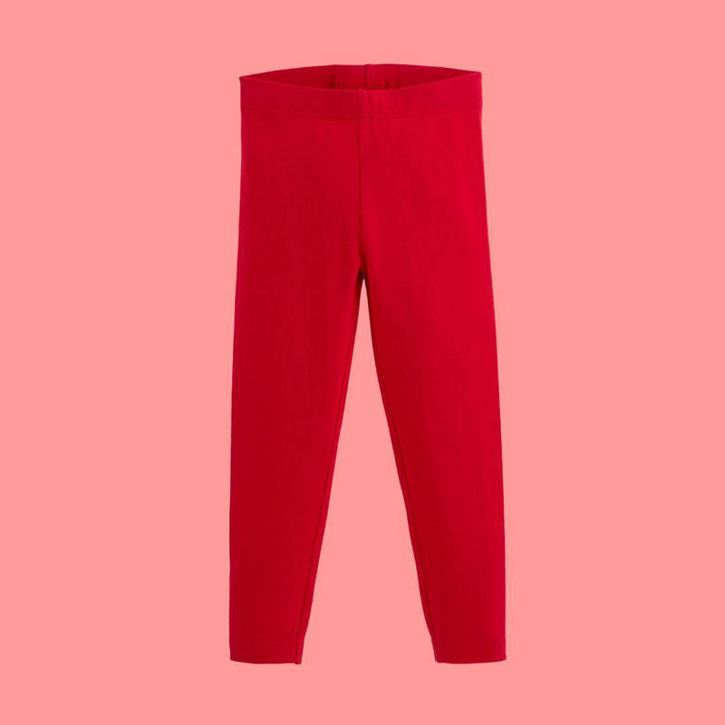 ScandiBugs Own Label Organic Leggings - Roaring Red - ScandiBugs