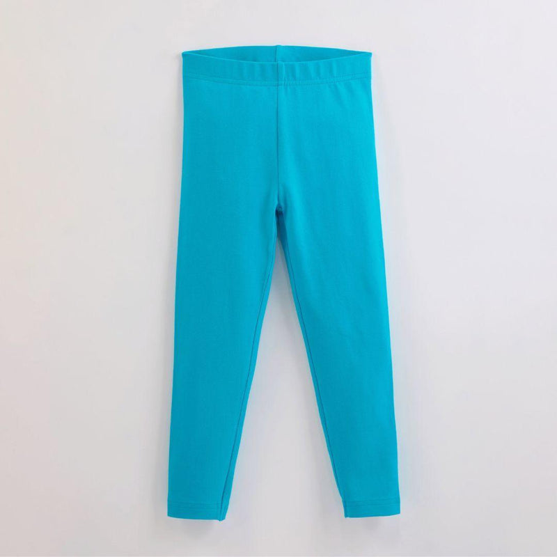 ScandiBugs Own Label Organic Leggings - Tempting Turquoise - ScandiBugs