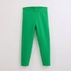 ScandiBugs Own Label Organic Leggings - Tropical Green - ScandiBugs