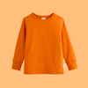 ScandiBugs Own Label Organic Long Sleeve Top - Tangelo Orange - ScandiBugs