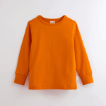 ScandiBugs Own Label Organic Long Sleeve Top - Tangelo Orange - ScandiBugs