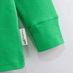 ScandiBugs Own Label Organic Long Sleeve Top - Tropical Green - ScandiBugs