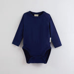 ScandiBugs Own Label Organic Long Sleeve Vest - Deep Sea Navy - ScandiBugs