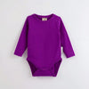 ScandiBugs Own Label Organic Long Sleeve Vest - Perfectly Purple - ScandiBugs