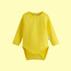ScandiBugs Own Label Organic Long Sleeve Vest - Sunshine Yellow - ScandiBugs