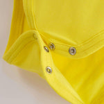 ScandiBugs Own Label Organic Long Sleeve Vest - Sunshine Yellow - ScandiBugs