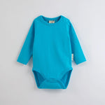 ScandiBugs Own Label Organic Long Sleeve Vest - Tempting Turquoise - ScandiBugs