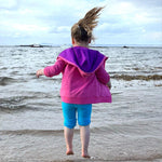 ScandiBugs Own Label Organic Reversible Hoody - Bubblegum Pink & Perfectly Purple - ScandiBugs