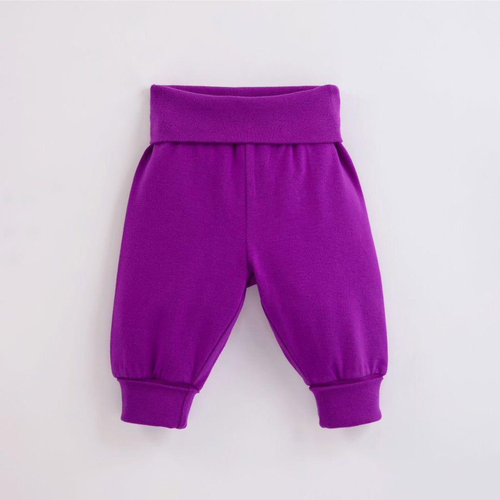 ScandiBugs Own Label Organic Yoga Pants - Perfectly Purple - ScandiBugs