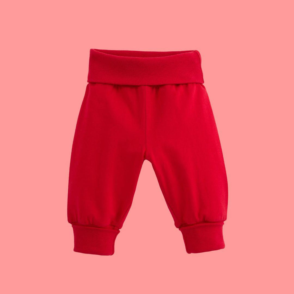 ScandiBugs Own Label Organic Yoga Pants - Roaring Red - ScandiBugs