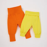ScandiBugs Own Label Organic Yoga Pants - Tangelo Orange - ScandiBugs