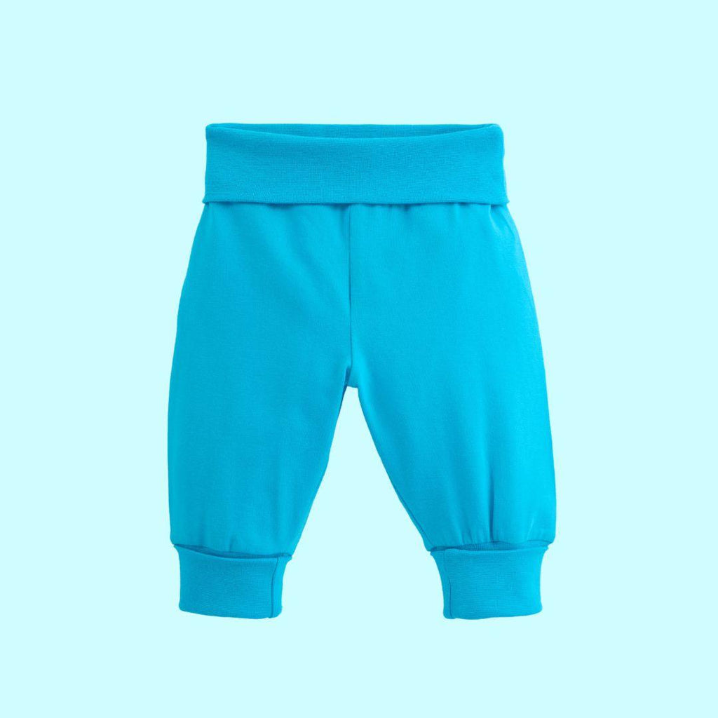 ScandiBugs Own Label Organic Yoga Pants - Tempting Turquoise - ScandiBugs
