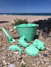 Scrunch Beach Bundle - Bucket, Spade & Moulds - Various Colours - ScandiBugs