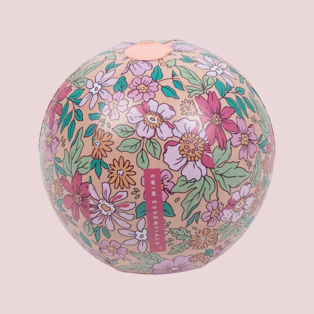 Swim Essentials Inflatable Beach Ball - Blossom - ScandiBugs