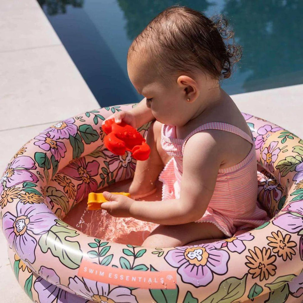 Swim Essentials Inflatable Blossom Baby Pool - 60cm - ScandiBugs